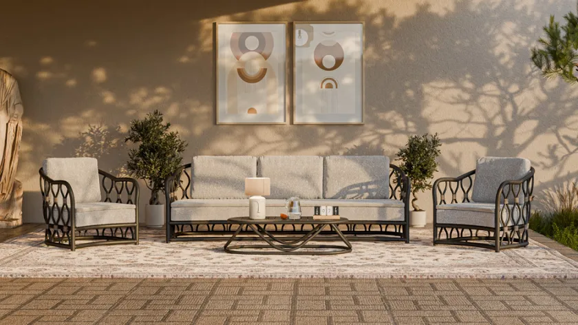 Medusa Oturma Grubu Antrasit