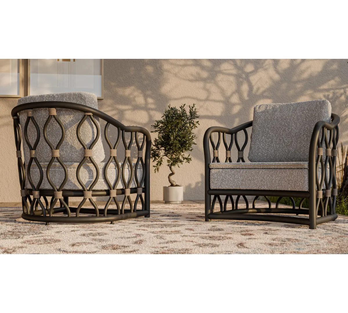 Medusa Oturma Grubu Antrasit